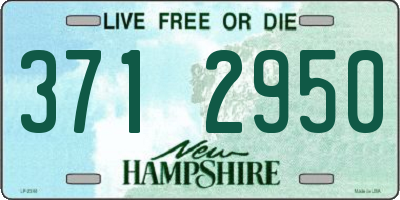 NH license plate 3712950