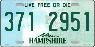 NH license plate 3712951