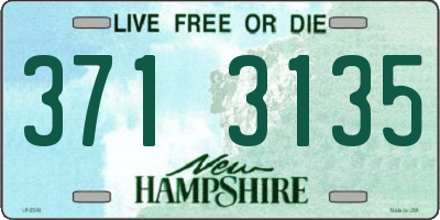 NH license plate 3713135