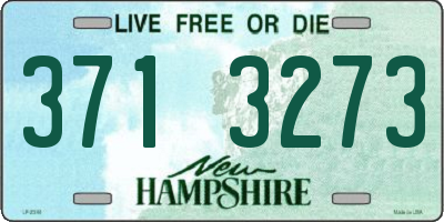 NH license plate 3713273