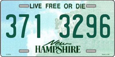 NH license plate 3713296