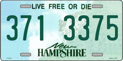 NH license plate 3713375