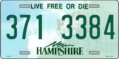 NH license plate 3713384