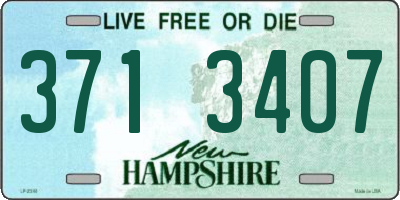 NH license plate 3713407