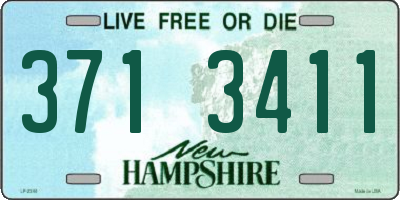 NH license plate 3713411