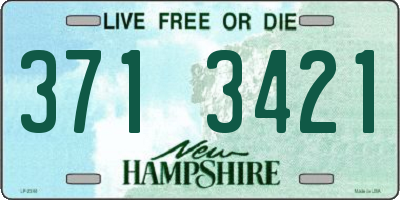 NH license plate 3713421