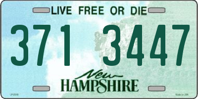 NH license plate 3713447