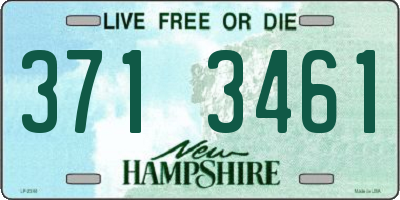 NH license plate 3713461