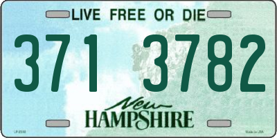 NH license plate 3713782