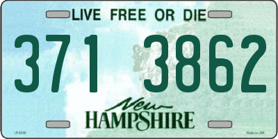 NH license plate 3713862