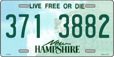 NH license plate 3713882