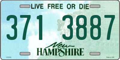 NH license plate 3713887