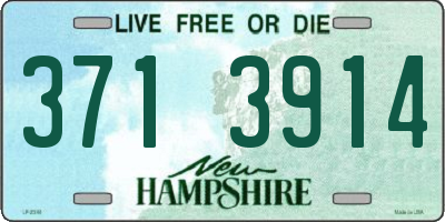 NH license plate 3713914