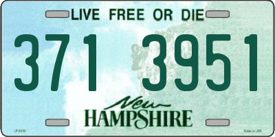NH license plate 3713951