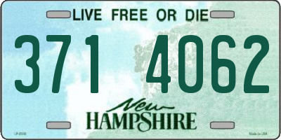NH license plate 3714062