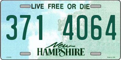 NH license plate 3714064