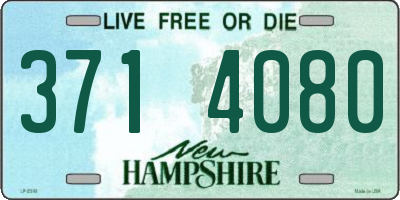 NH license plate 3714080
