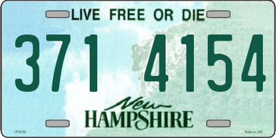 NH license plate 3714154