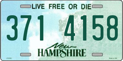 NH license plate 3714158