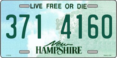 NH license plate 3714160