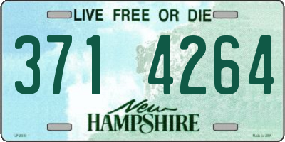 NH license plate 3714264