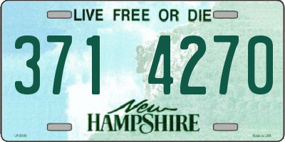 NH license plate 3714270