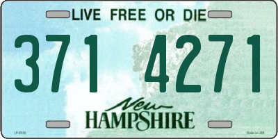 NH license plate 3714271
