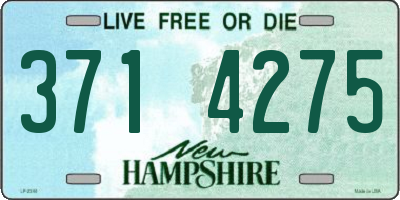 NH license plate 3714275
