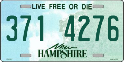 NH license plate 3714276