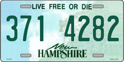 NH license plate 3714282