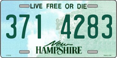 NH license plate 3714283
