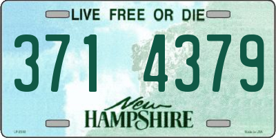 NH license plate 3714379
