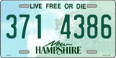 NH license plate 3714386