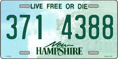 NH license plate 3714388