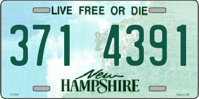 NH license plate 3714391