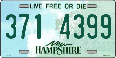 NH license plate 3714399