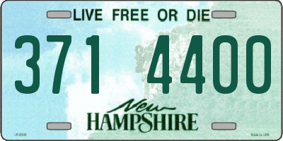 NH license plate 3714400