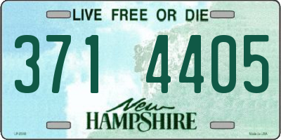 NH license plate 3714405