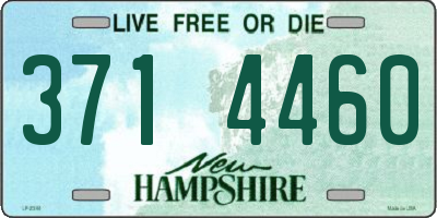 NH license plate 3714460