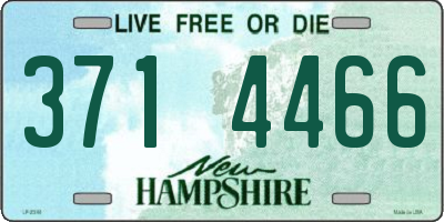 NH license plate 3714466