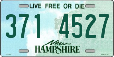 NH license plate 3714527
