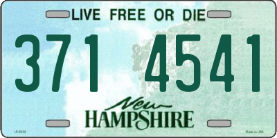 NH license plate 3714541