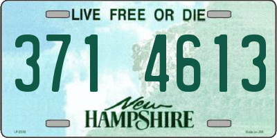 NH license plate 3714613