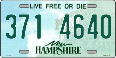 NH license plate 3714640
