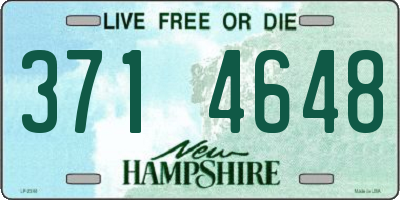 NH license plate 3714648