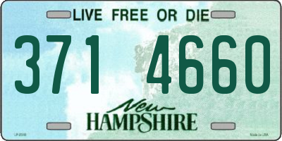 NH license plate 3714660