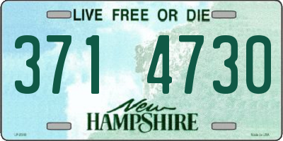 NH license plate 3714730