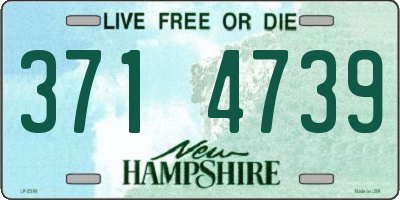 NH license plate 3714739