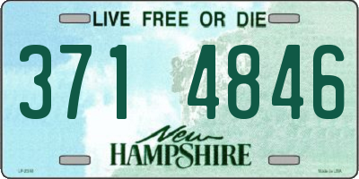 NH license plate 3714846