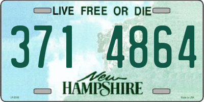 NH license plate 3714864